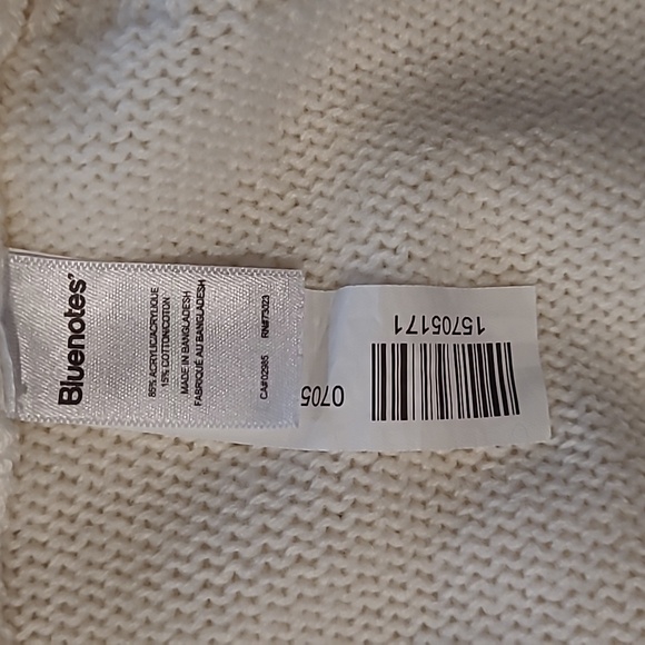 Cream Cropped Bluenotes Sweater Vest - Picture 7 of 7